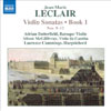 Review of Leclair Violin Sonatas Book 1