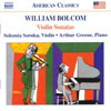 Review of Bolcom Violin Sonatas