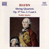 Review of Haydn String Quartets, Op 17 Nos 3, 5 & 6