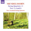 Review of Mendelssohn Quartets, Vol 1