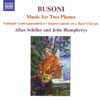 Review of Busoni Music for Two Pianos