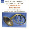 Review of Concertos for Four Horns