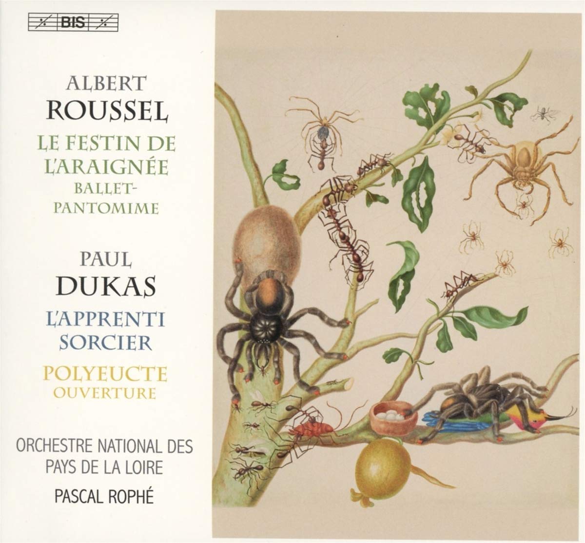 Review of DUKAS L’Apprenti Sorcier ROUSSEL Le Festin d’Araignée (Rophé)