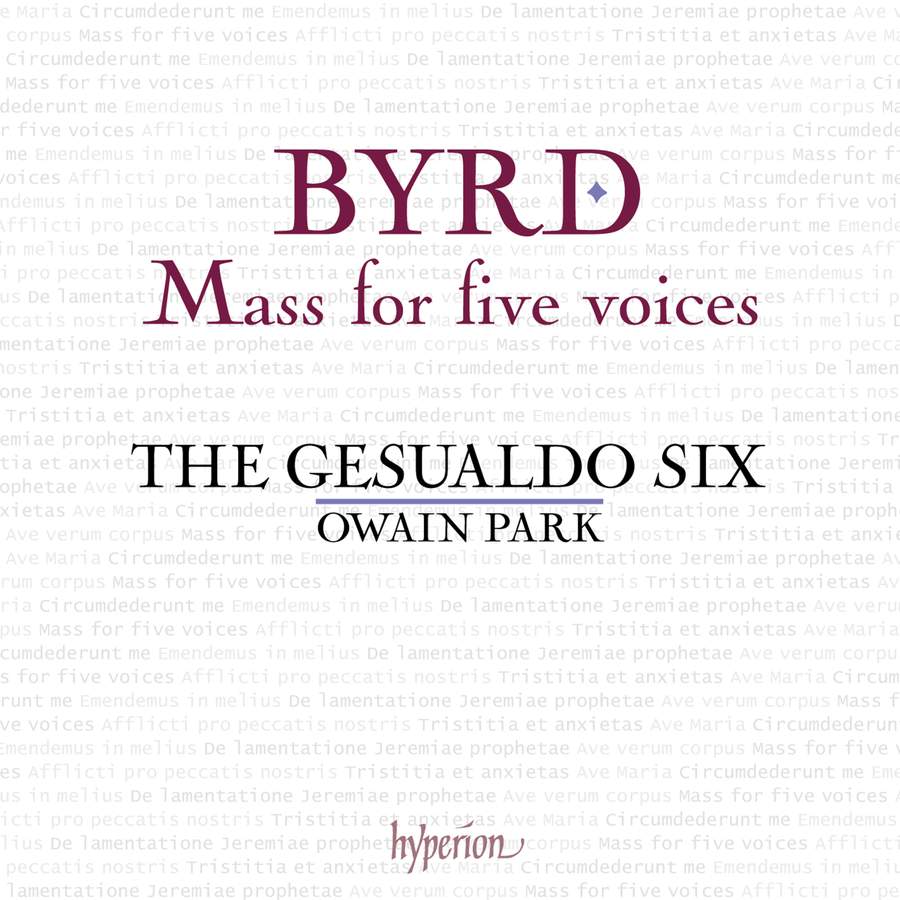 CDA68416. BYRD Mass for Five Voices