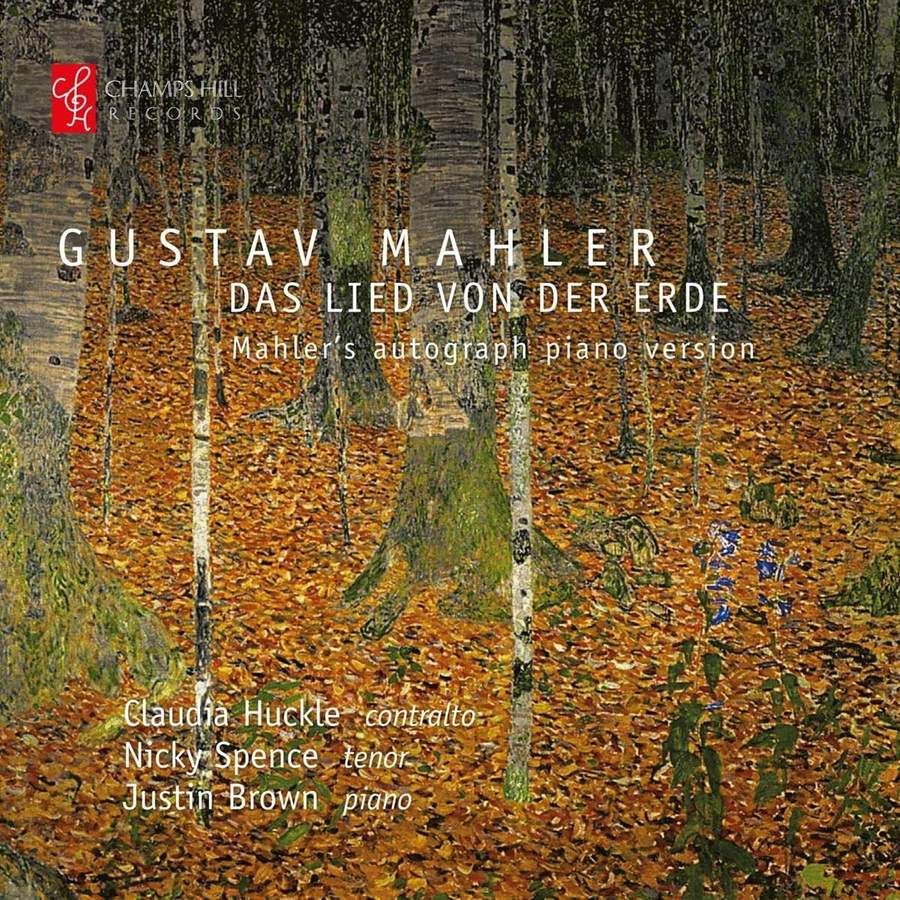 CHRCD167. MAHLER Das Lied von der Erde (Autograph piano version)