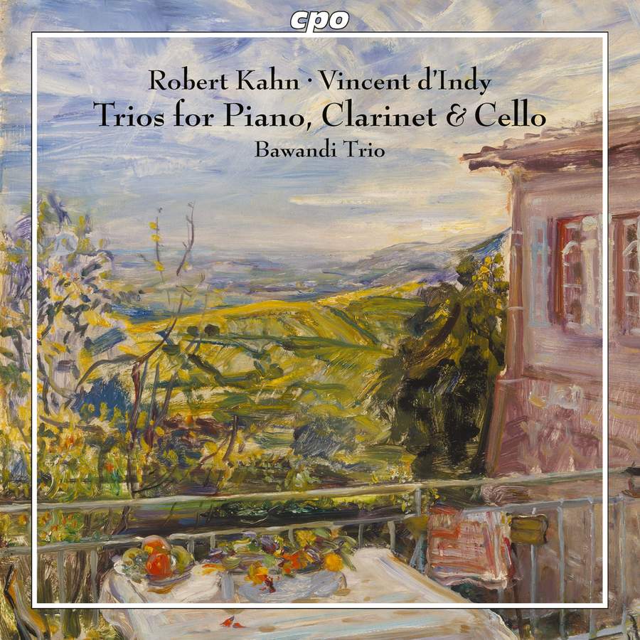 CPO555 596-2. KAHN; d'INDY Clarinet Trios