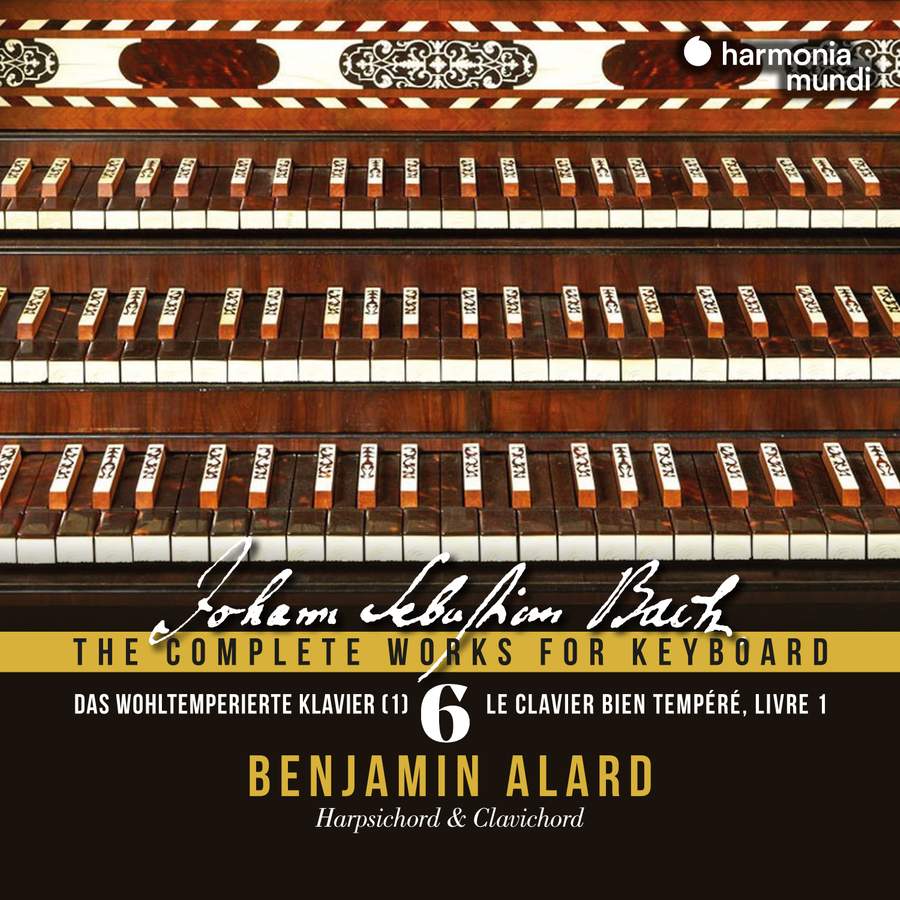 HMM90 2466-68. JS BACH The Complete Works For Keyboard, Vol. 6 (Benjamin Alard)