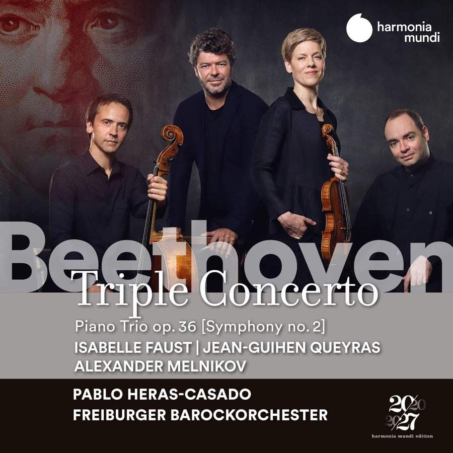 Review of BEETHOVEN Triple Concerto. Trio Op 36 (arr of Symphony No 2)