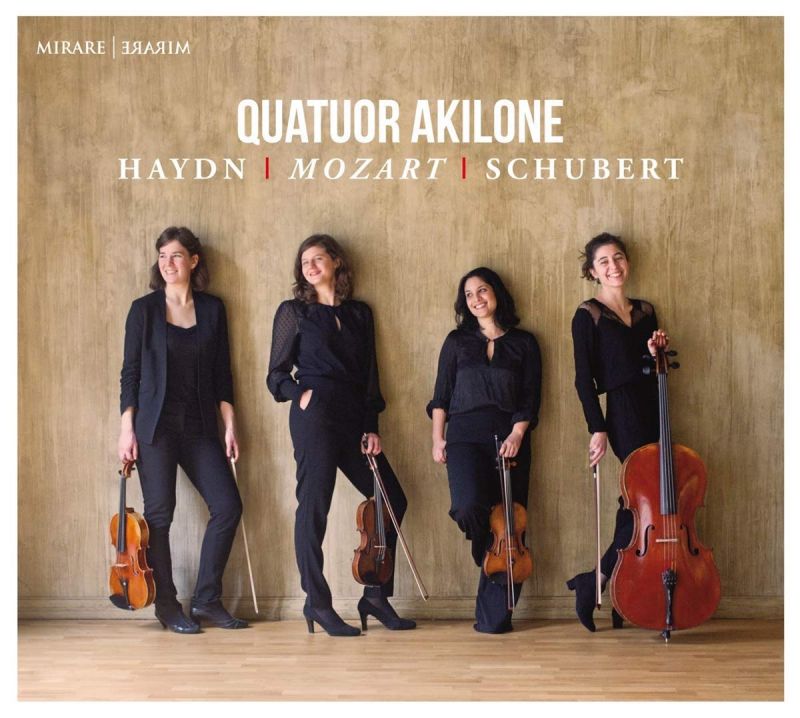 MIR388. HAYDN; MOZART; SCHUBERT Quartets (Quatour Akilone)