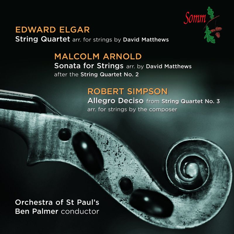 Review of ELGAR; ARNOLD; SIMPSON Quartets Arranged for Strings