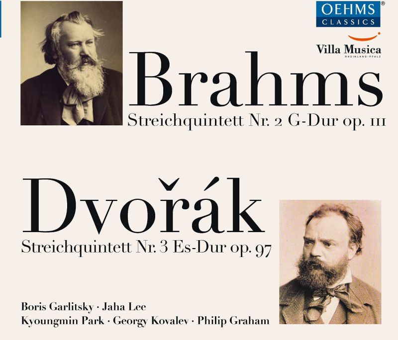 OC1829. BRAHMS; DVOŘÁK String Quartets