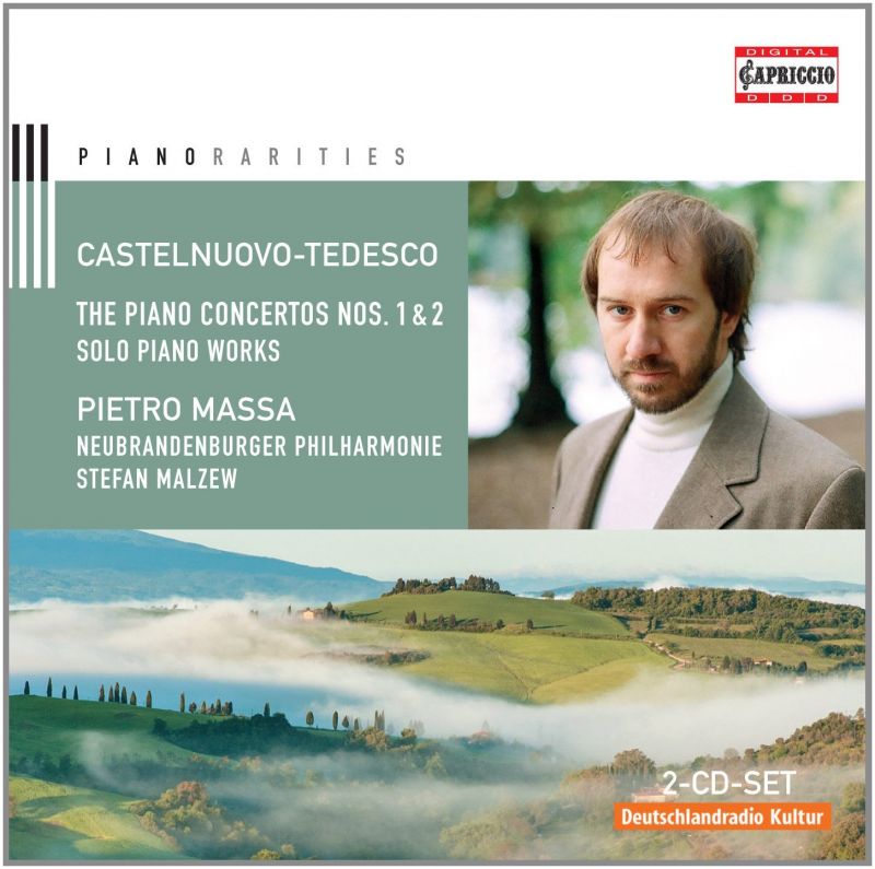 Review of CASTELNUOVO-TEDESCO Piano Concertos Nos 1 & 2. Solo Piano Works