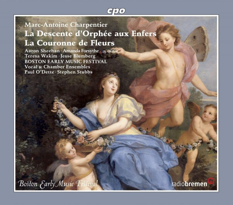 CPO777 876-2. CHARPENTIER Le Dexcente D'Orphee Aux Enfers. La Couronne de Fleurs