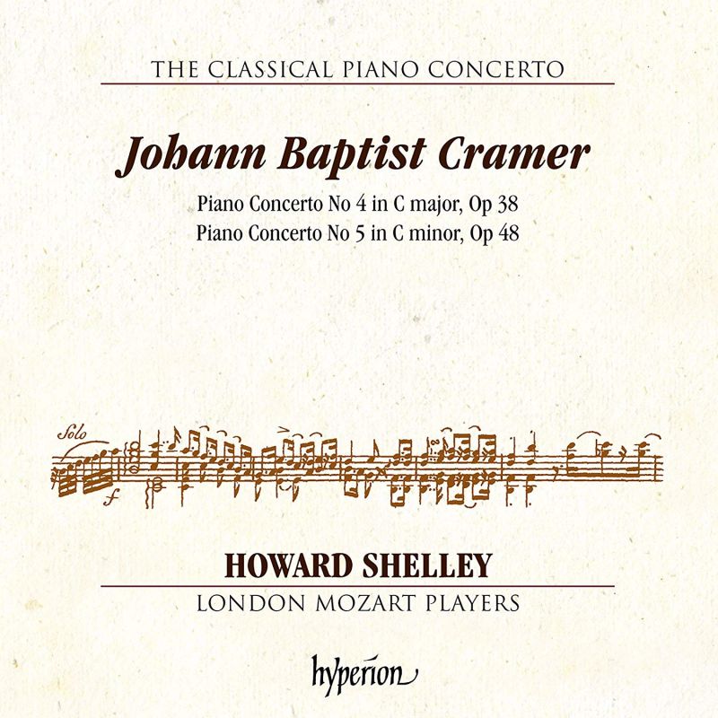 Review of CRAMER Piano Concertos Nos 4 & 5 (Howard Shelley)