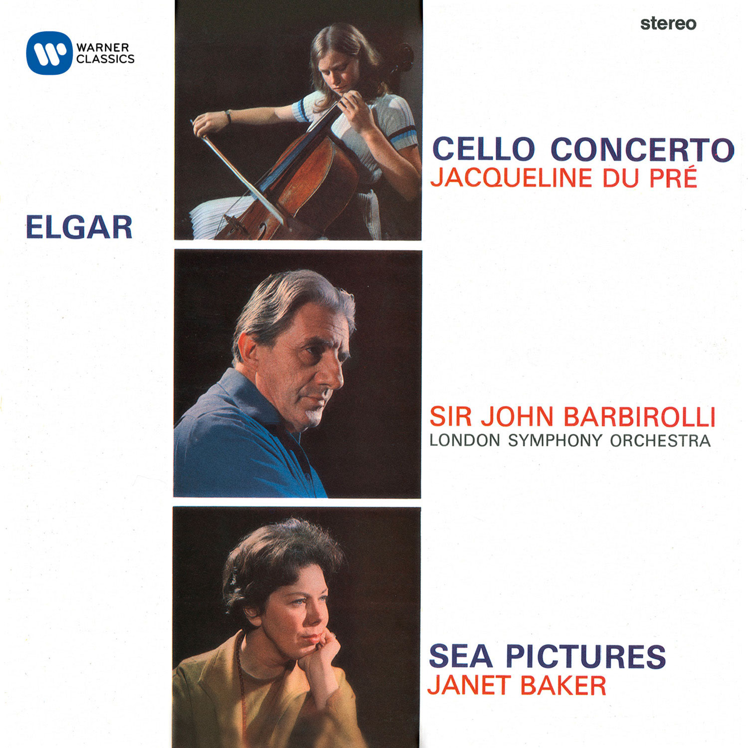 エルガー:チェロ協奏曲/歌曲集「海の絵」 デュ・プレ(vc) ベイカー(Ms)… ELGAR Cello Concerto. Sea Pictures (Du Pré; Baker; Barbirolli
