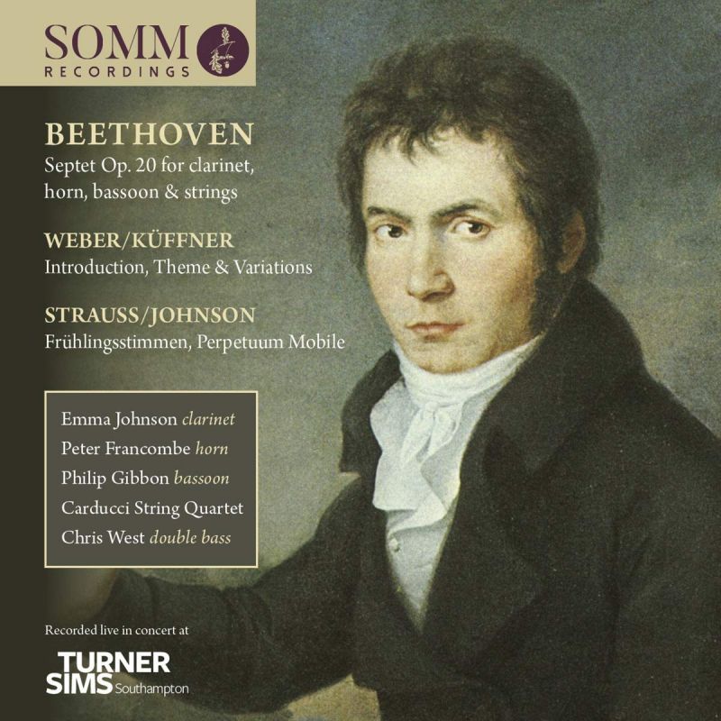 SOMMCD0190. BEETHOVEN Septet (Emma Johnson et al)