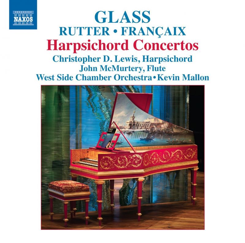 Review of GLASS; FRANÇAIX Harpsichord Concertos