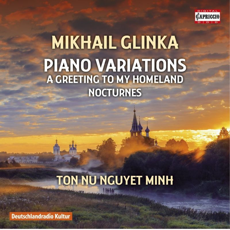 Review of GLINKA Piano Variations. Nocturnes. A Greeting to my Homeland