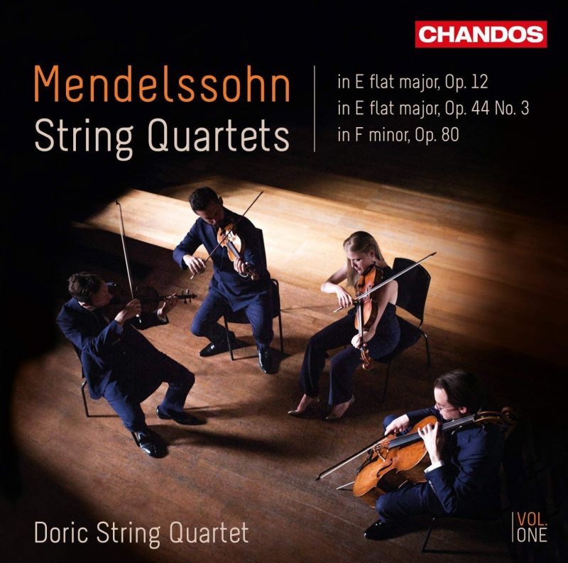 Review of MENDELSSOHN String Quartets Vol 1 (Doric Quartet)