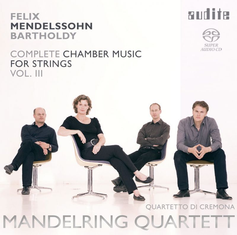 Review of MENDELSSOHN String Quartet Op 44/3. 4 Pieces fro String Quartet