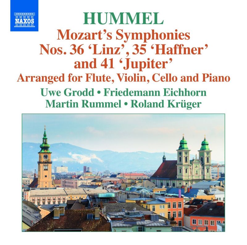 8 572842. MOZART Symphonies Nos 35, 36 & 41 arr. Hummel