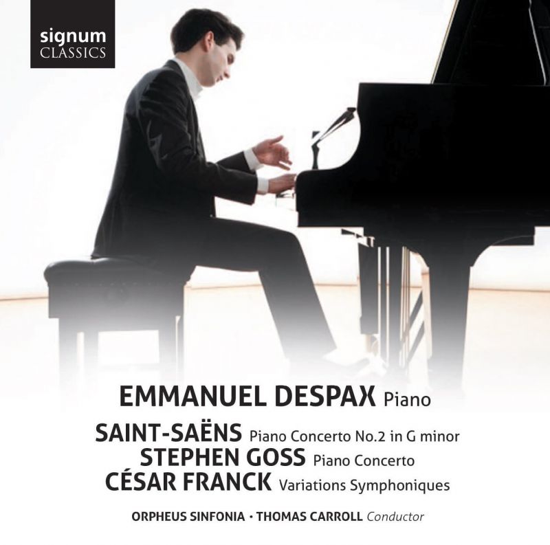 SIGCD349. SAINT-SAËNS Piano Concerto No 2 GOSS Piano Concerto. Emmanuel Despax