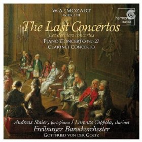 Review of Mozart Clarinet Concerto; Piano Concerto No 27