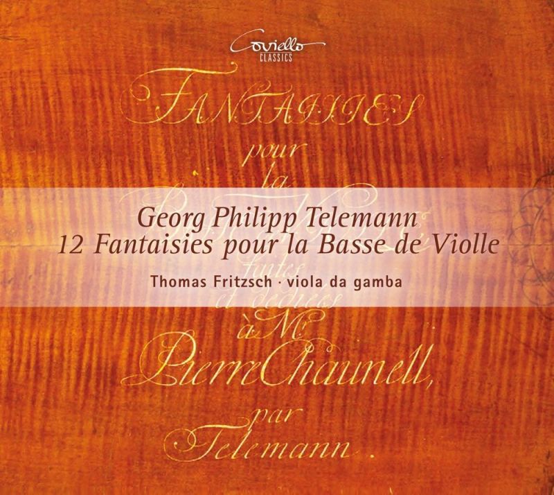 Review of TELEMANN 12 Fantaisies pour la basse de violle