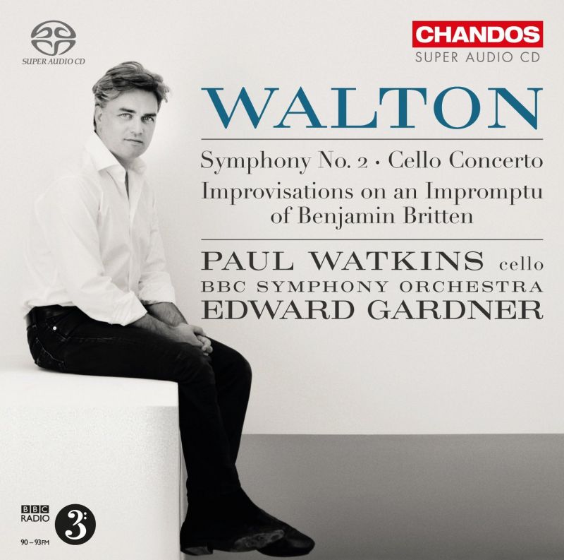 CHSA5153. WALTON Symphony No 2. Cello Concerto